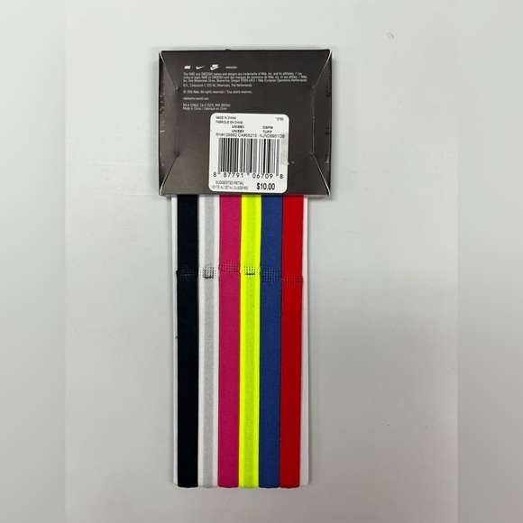 Nike Swoosh Sport Headbands 2.0 (6-Pack) - Picture 4 of 4